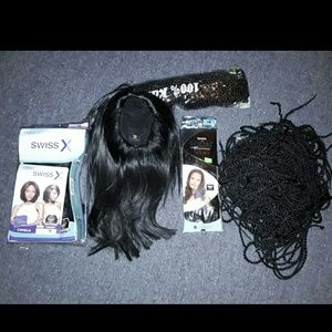 Wigs and weaves lot ( please read discription)